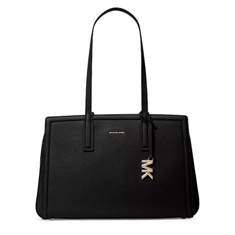 NWT $228 MICHAEL Michael Kors Women's Laila Medium Leather Tote Bag BRAND NEW